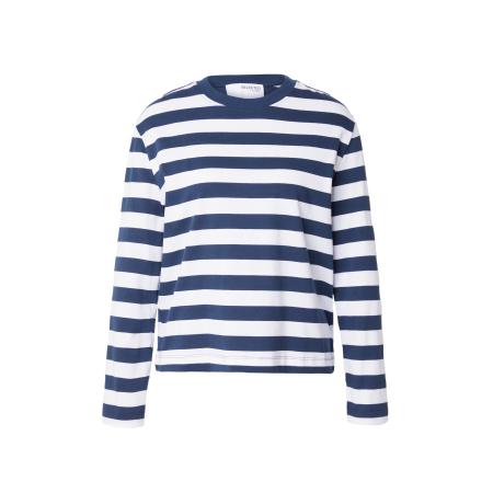 Selected SELECTED Shirt ESSENTIAL donkerblauw / wit