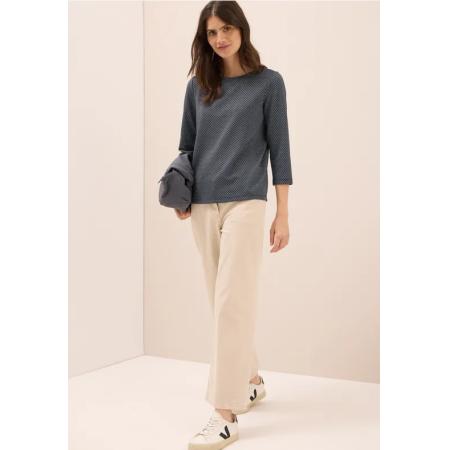 CECIL Shirt met structuur in twee kleuren