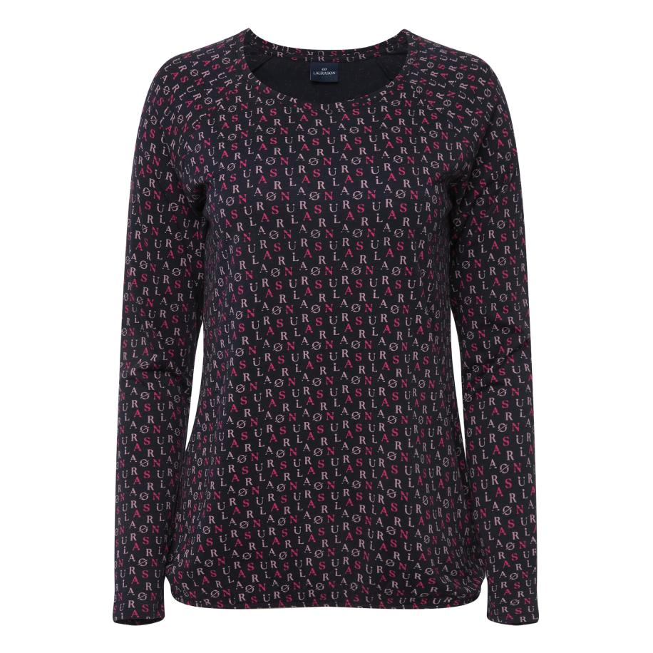 LAURASØN LAURASØN Shirt blauw / pink / rood -