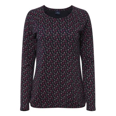 LAURASØN LAURASØN Shirt blauw / pink / rood