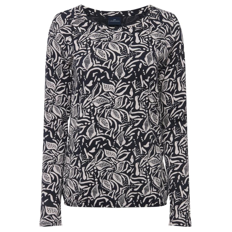 LAURASØN LAURASØN Shirt zwart / wit -