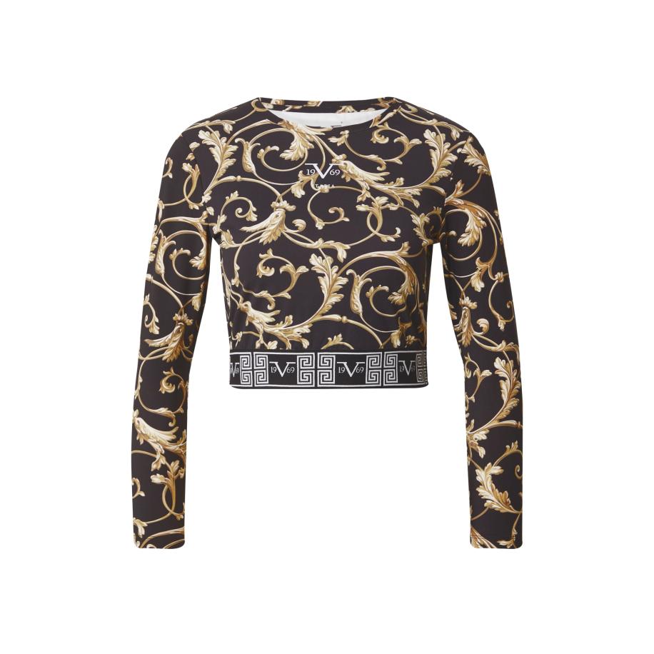 19V69 ITALIA 19V69 ITALIA Shirt AMILIE beige / antraciet / zwart / wit -