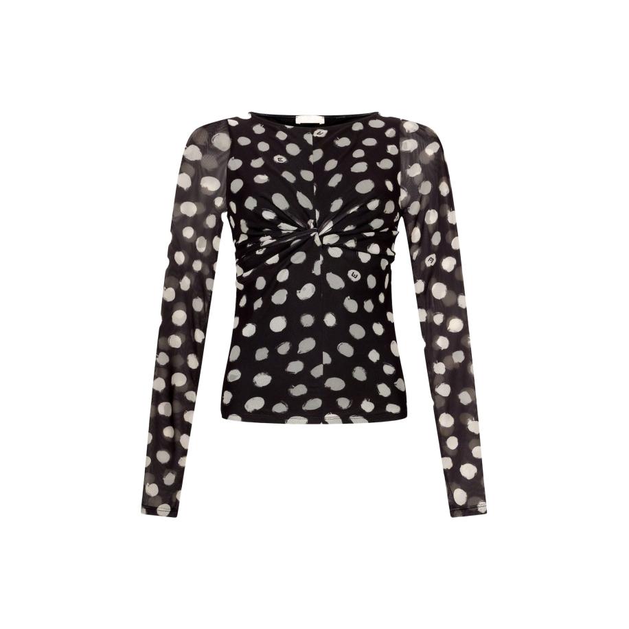 Liu Jo Liu Jo Shirt zwart / wit -