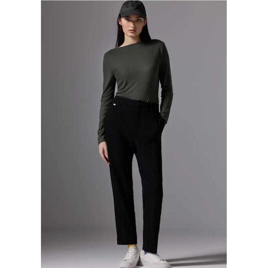 Street One Shirt met geribbelde structuur Groen