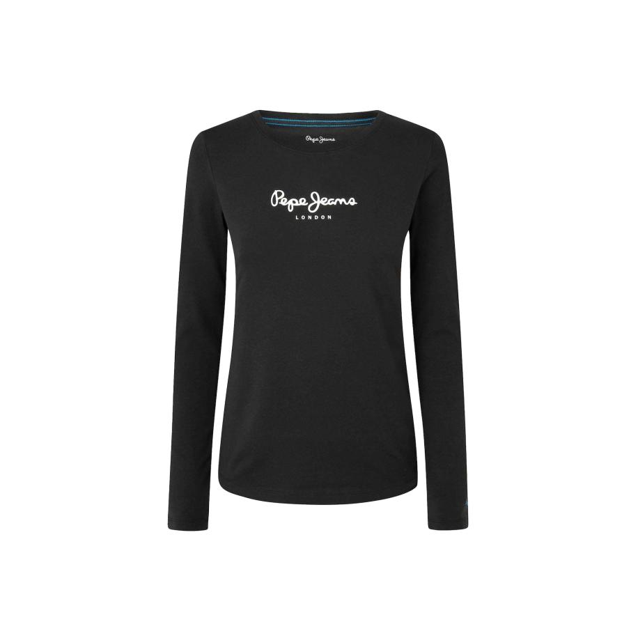 Pepe Jeans Shirt New Verginia zwart / wit Zwart