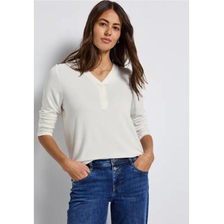 Street One Shirt met V-hals