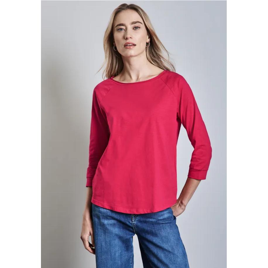 Street One Overhemd in effen kleur Roze