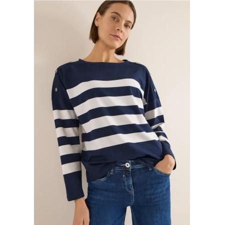 CECIL Shirt met knoopdetail