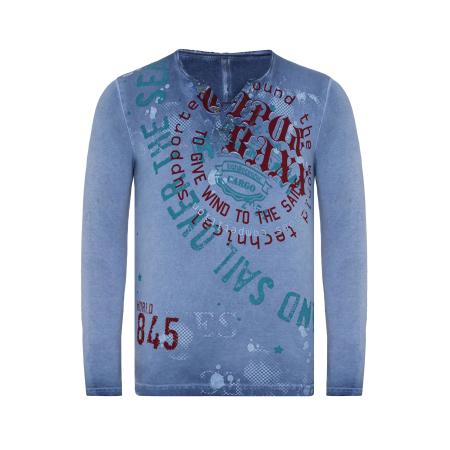 Cipo & Baxx CIPO & BAXX Shirt blauw denim