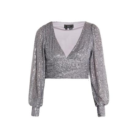 Faina faina Shirt Nascita zilvergrijs / zilver