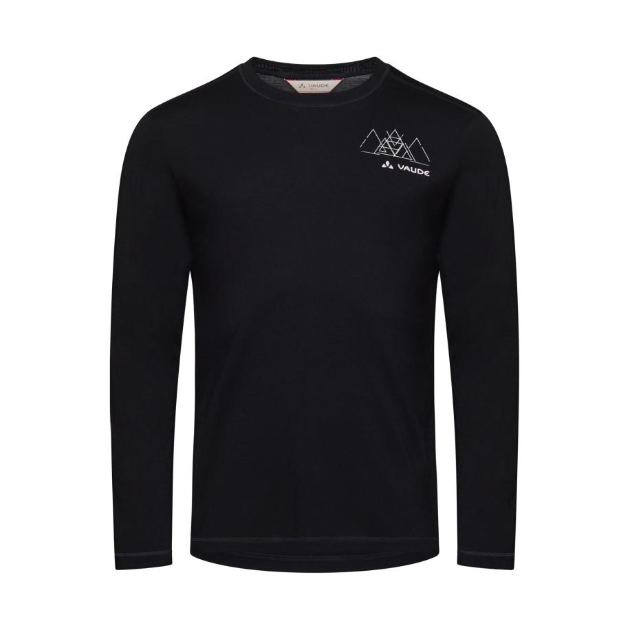 Vaude VAUDE Functioneel shirt Monviso zwart / wit -