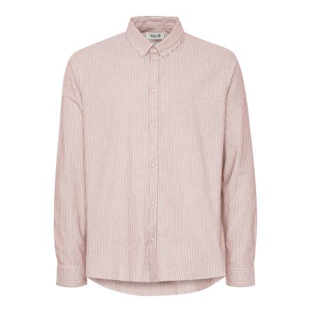 Solid !Solid Shirt pastelrood / wit