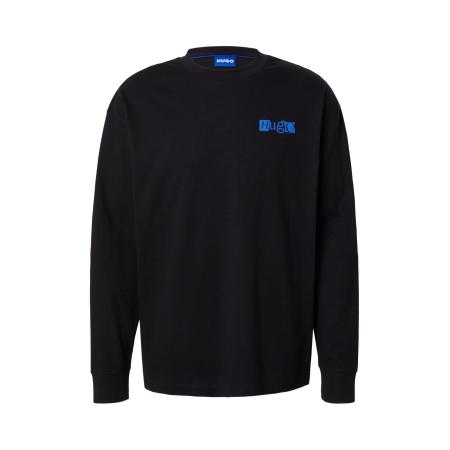 Hugo Boss HUGO Shirt Nilcrew blauw / zwart
