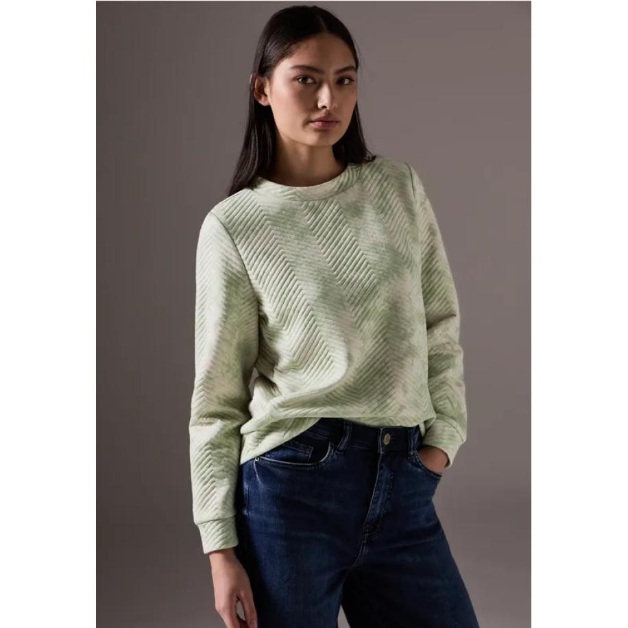 Street One Gestructureerd overhemd Groen