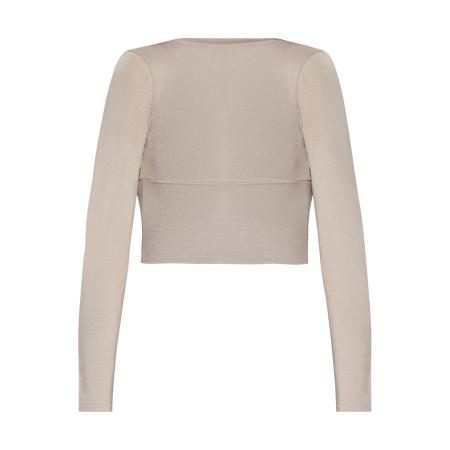 No Matter What No Matter What Shirt beige gemêleerd