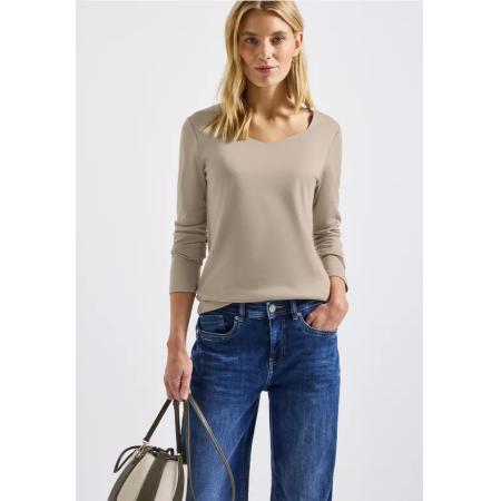 Street One Shirt met carrée halslijn