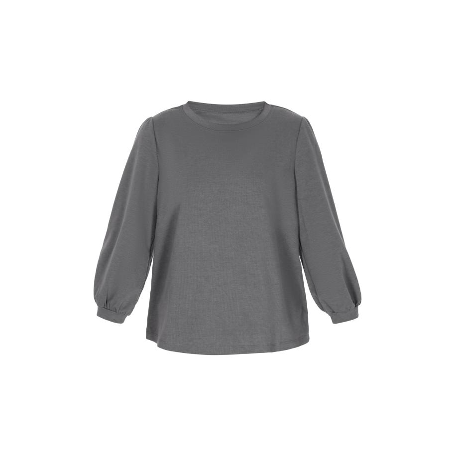 IDONY IDONY Shirt Fashion Look donkergrijs -