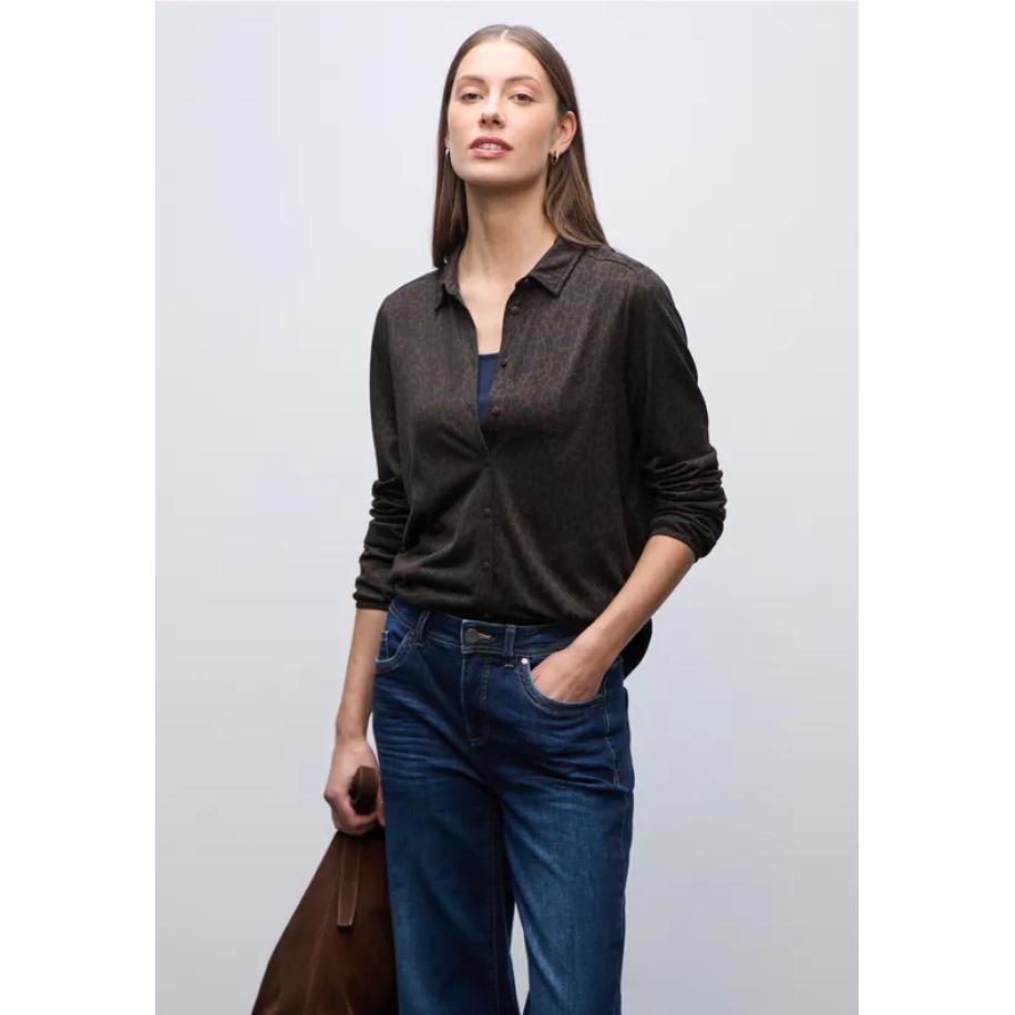 Street One Shirt in een tuniek Bruin