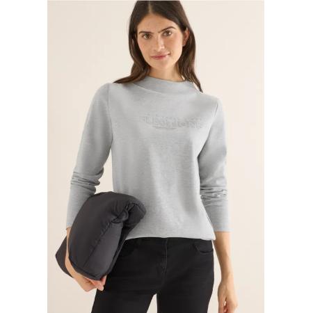 CECIL Shirt met glitter tekst -