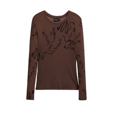 Desigual Desigual Shirt bruin / zwart