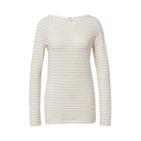 s.Oliver s.Oliver Shirt lichtbeige / wit