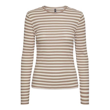 Pieces PIECES Shirt RUKA ecru / donkerbeige