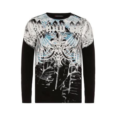 Cipo & Baxx CIPO & BAXX Shirt gemengde kleuren / zwart