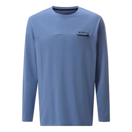 BABISTA Longsleeve blauw, Effen