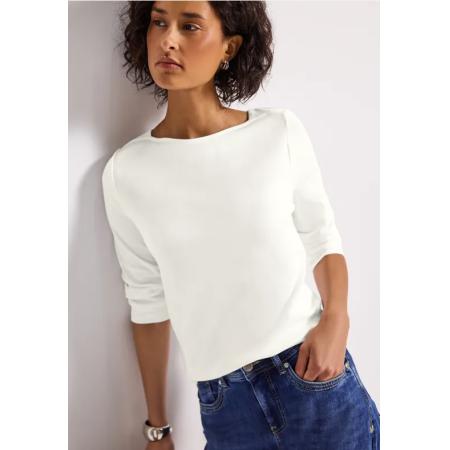 Street One Basic boothals shirt