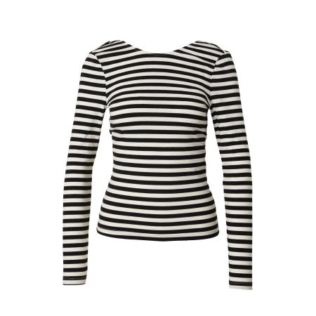 Only ONLY Shirt HEIDI zwart / wit