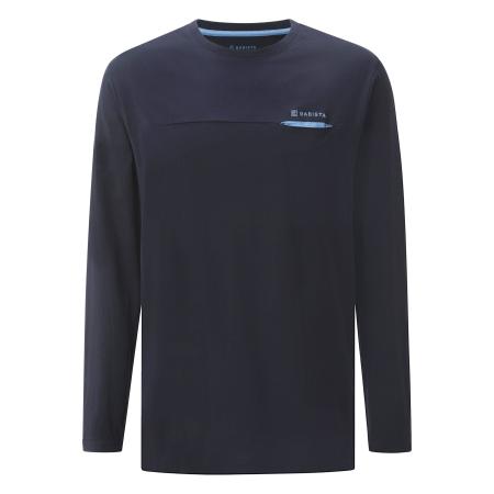 BABISTA Longsleeve donkerblauw, Effen