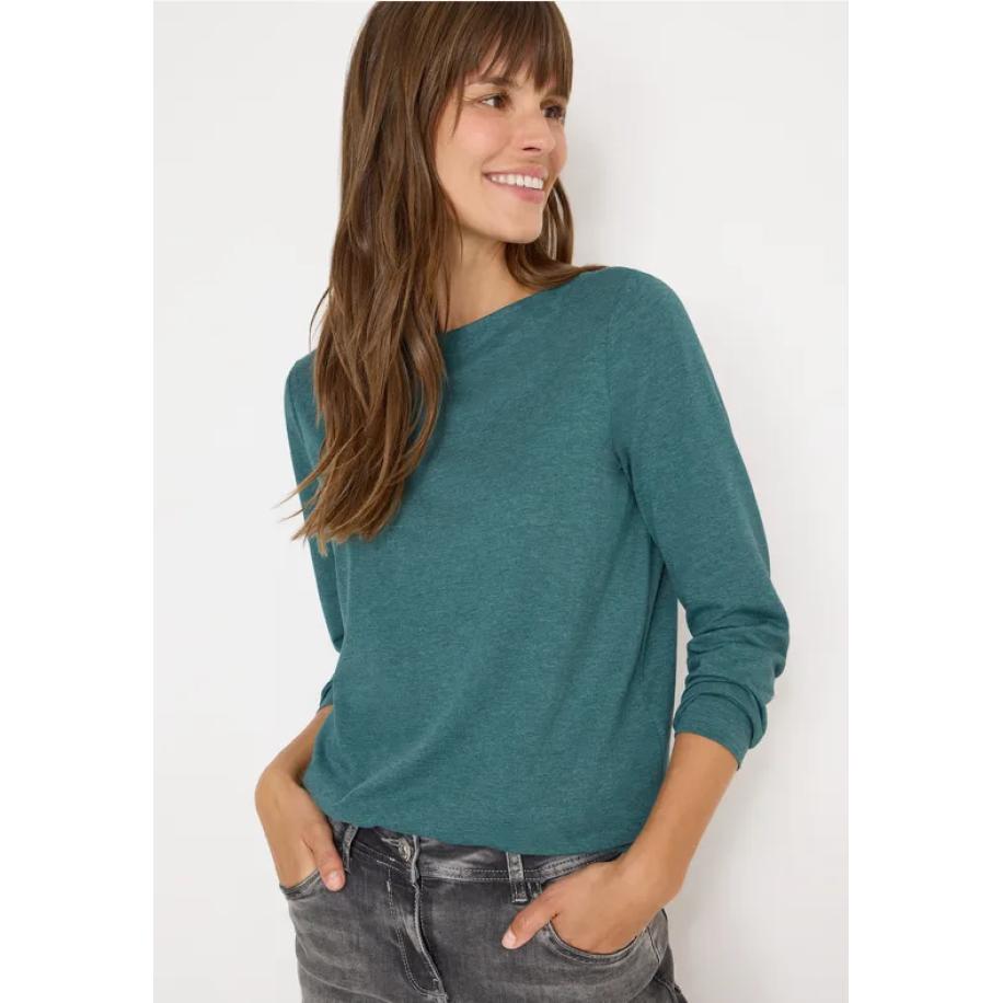 CECIL Shirt met lange mouwen Groen