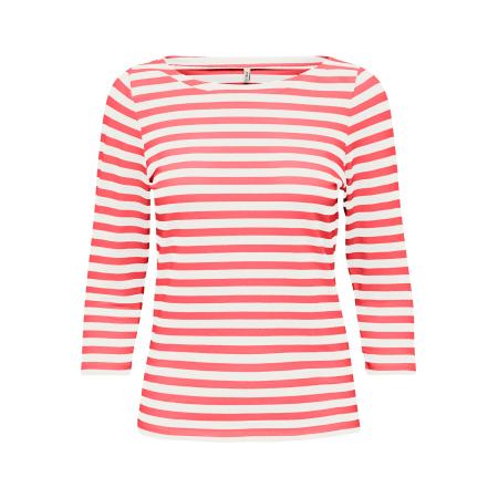 Only ONLY Shirt ONLFIFI framboos / wit