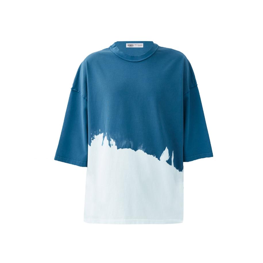 VAMOS CLO VAMOS CLO Shirt Gironde indigo / wit -