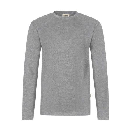HAKRO 279 Longsleeve grijs, Effen