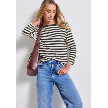 Street One Gestreept boothals shirt