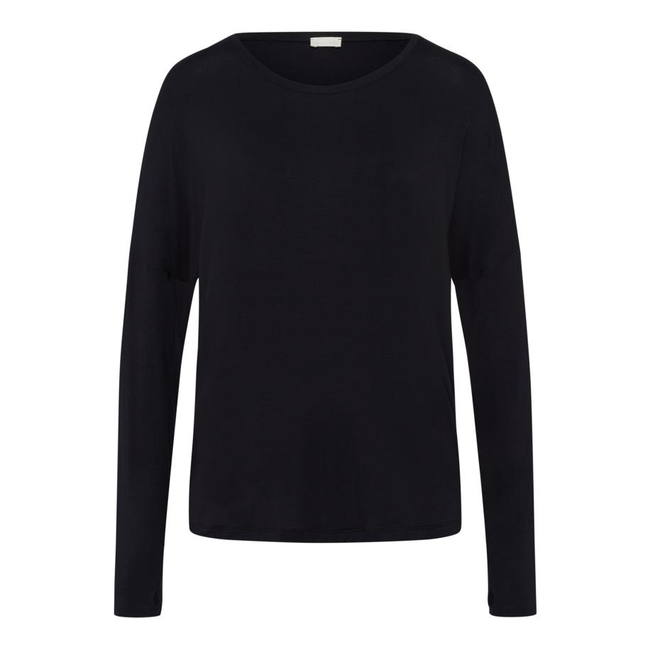 Hanro Hanro Shirt Yoga zwart -