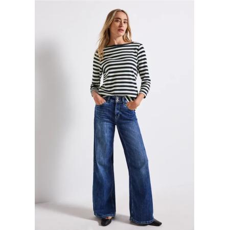 Street One Gestreept boothals shirt