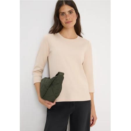 CECIL Shirt met geribde structuur