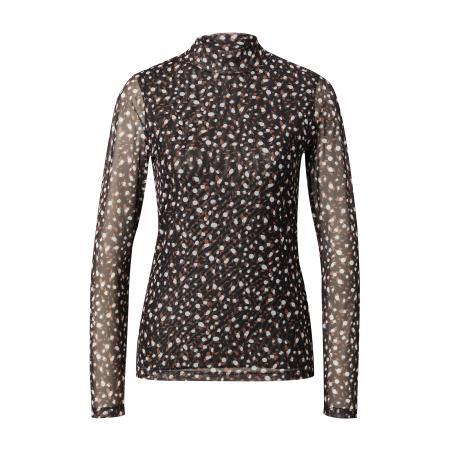 Esqualo Esqualo Shirt donkerbruin / lichtgrijs / zwart