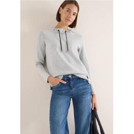 CECIL Zacht piquée shirt