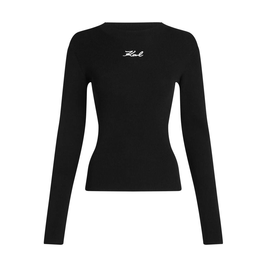 Karl Lagerfeld Karl Lagerfeld Shirt zwart / wit -