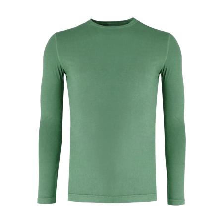 Marvelis Casual Longsleeve groen, Effen