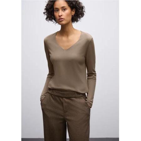 Street One Shirt met hartvormige halslijn -