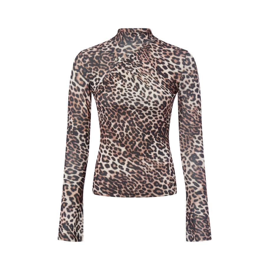 Hugo Boss HUGO Shirt beige / bruin gemêleerd -