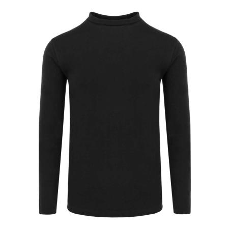 Marvelis Casual Longsleeve zwart, Effen