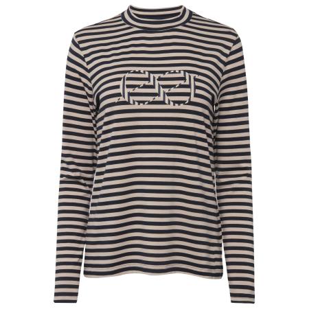 LAURASØN LAURASØN Shirt beige / marine