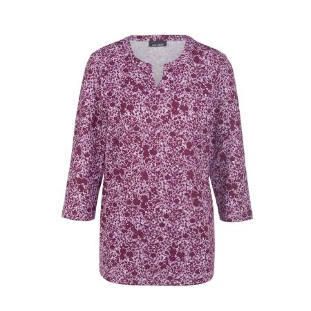 Goldner Goldner Shirt aubergine / sering / wit