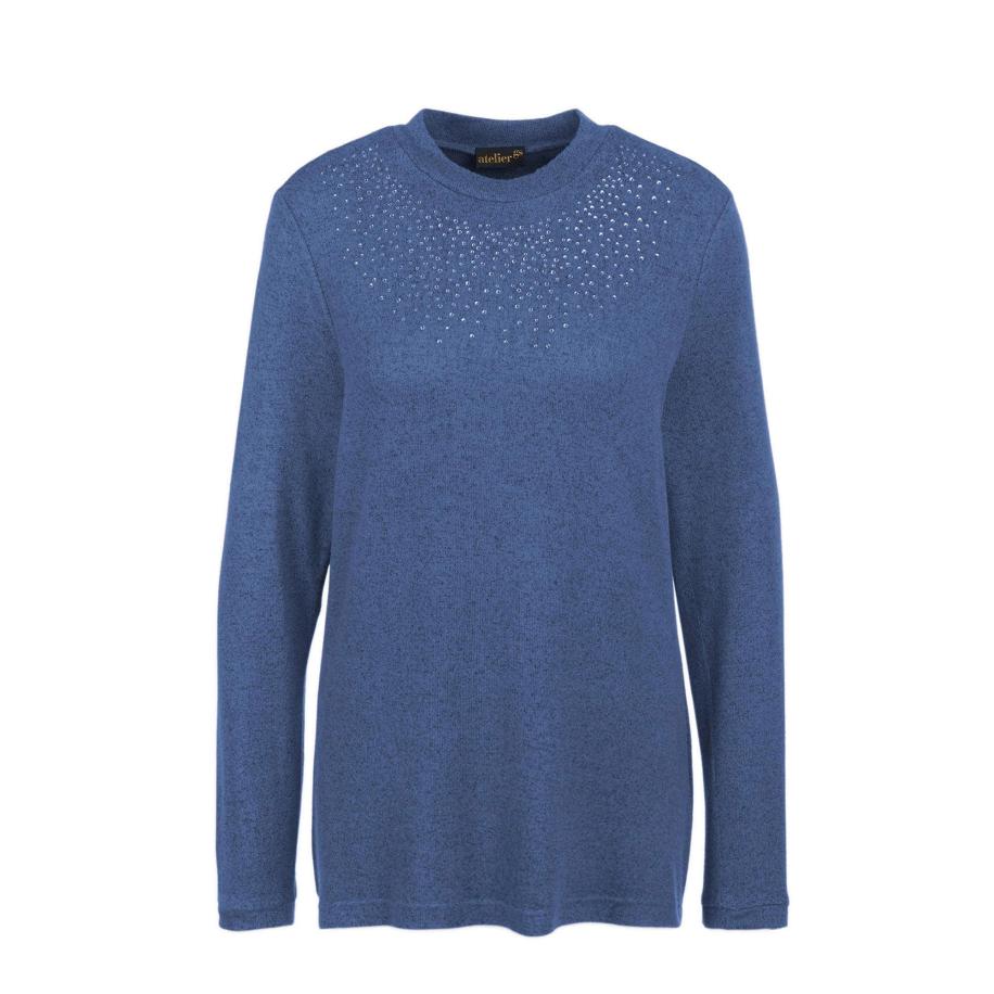 Goldner Goldner Shirt blauw / zwart -