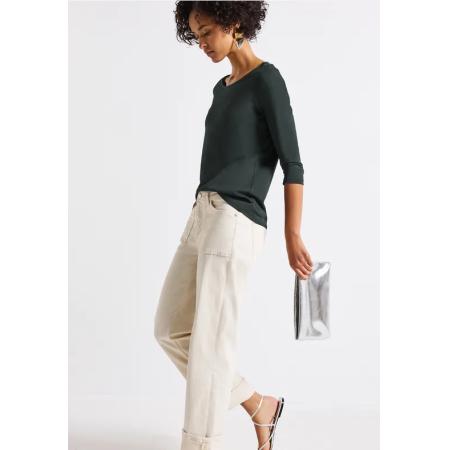 Street One Shirt met boothals